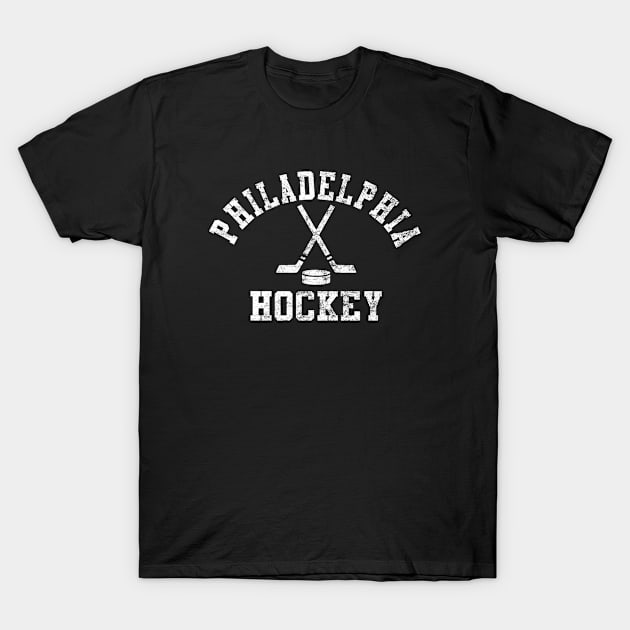 Vintage Philadelphia Hockey T-Shirt by tropicalteesshop